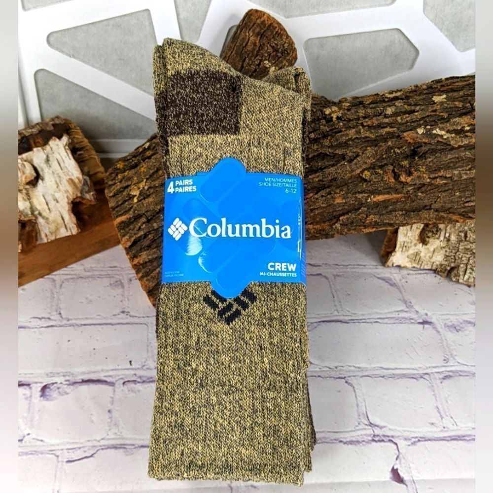 NWT 4-pack of Columbia Moisture Control Crew Socks - Picture 2 of 8